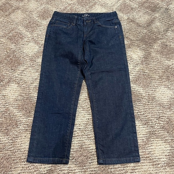 Ann Taylor Denim - Ann Taylor Loft Curvy Crop Ankle Jeans